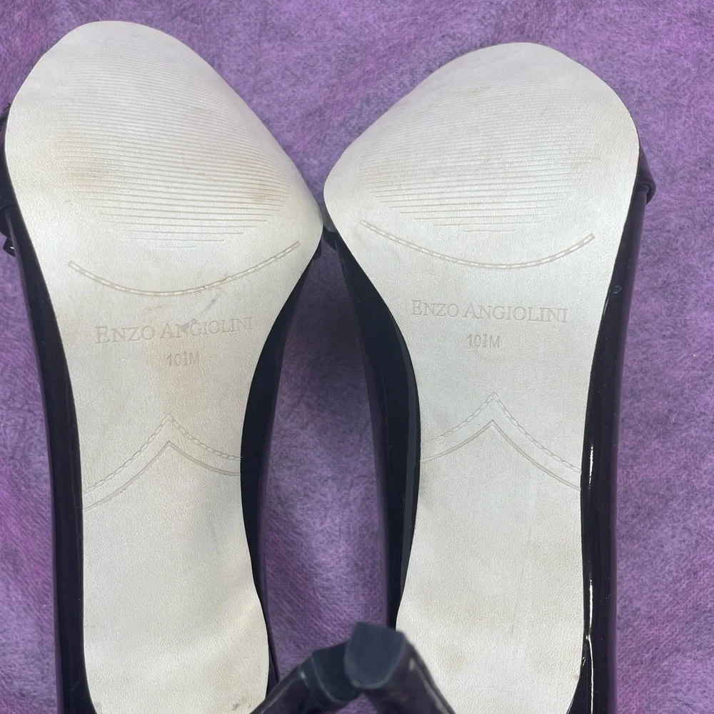 Enzo Angiolini Black open toe pumps - Picture 2 of 4